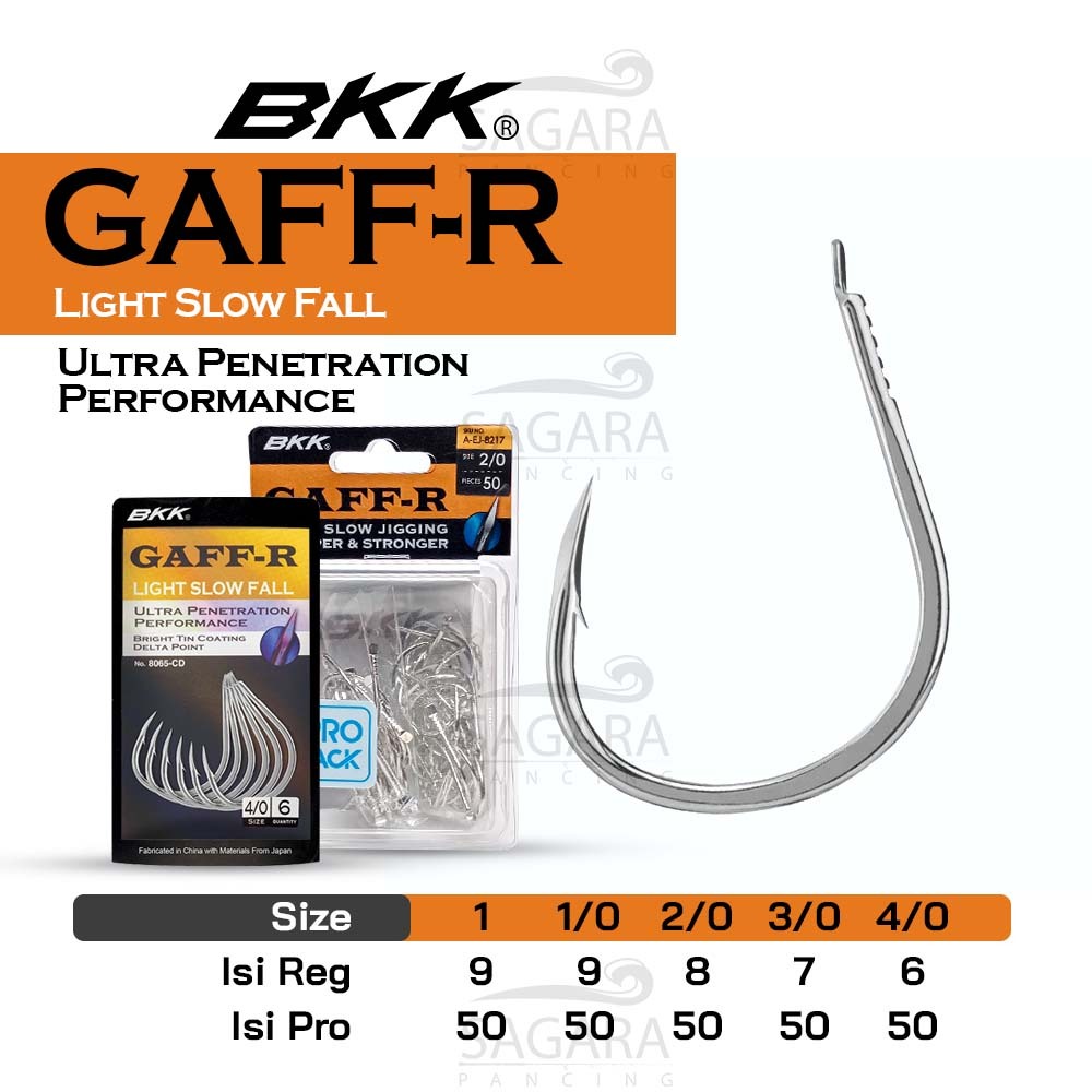 Hook BKK GAFF-R | Hook Slow Jigging | Kail Pancing Jigging