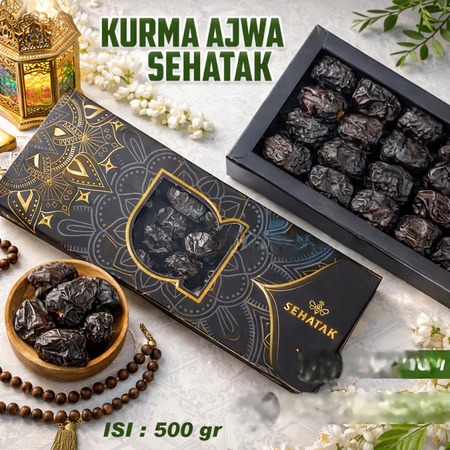 Kurma Ajwa Sehatak Premium Kurma Ajwa 100% Asli