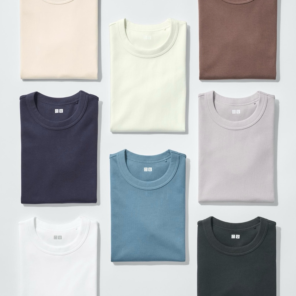 JASTIP UNIQLO KAOS KERAH BULAT LENGAN PENDEK WANITA