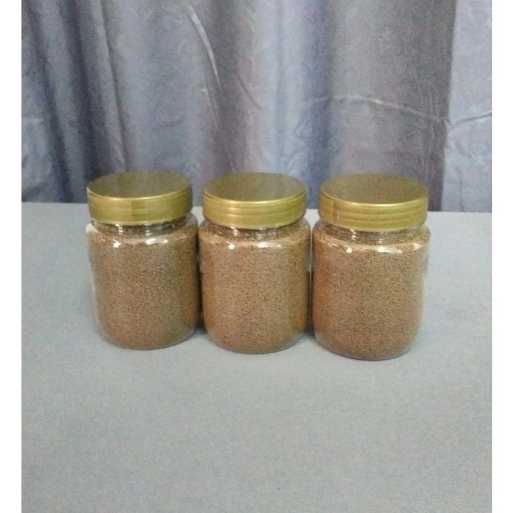 Pf500 ukuran 100gram/200gram/300gram pelet pf500 pelet ikan hias kecil pelet benih ikan kemasan repa