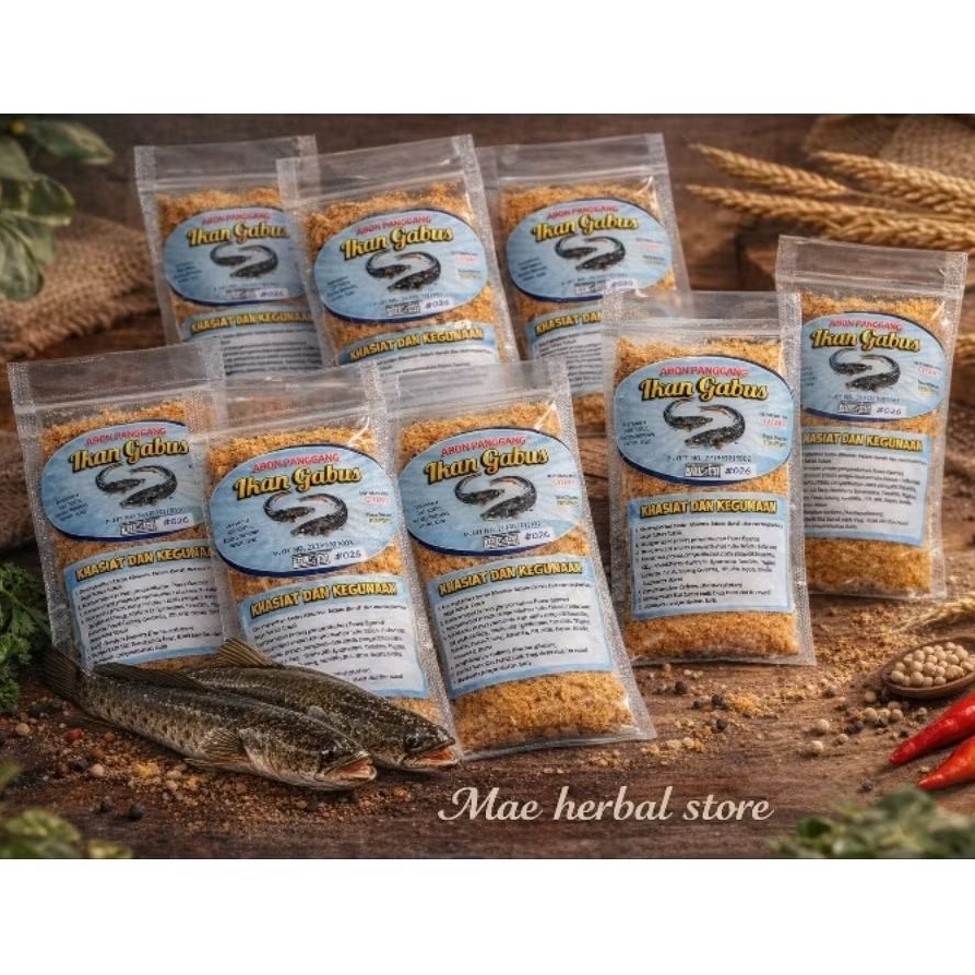 Abon Ikan Gabus Asli Protein Albumin Tinggi Abon Ikan Kutuk Original Tanpa MSG MPASI