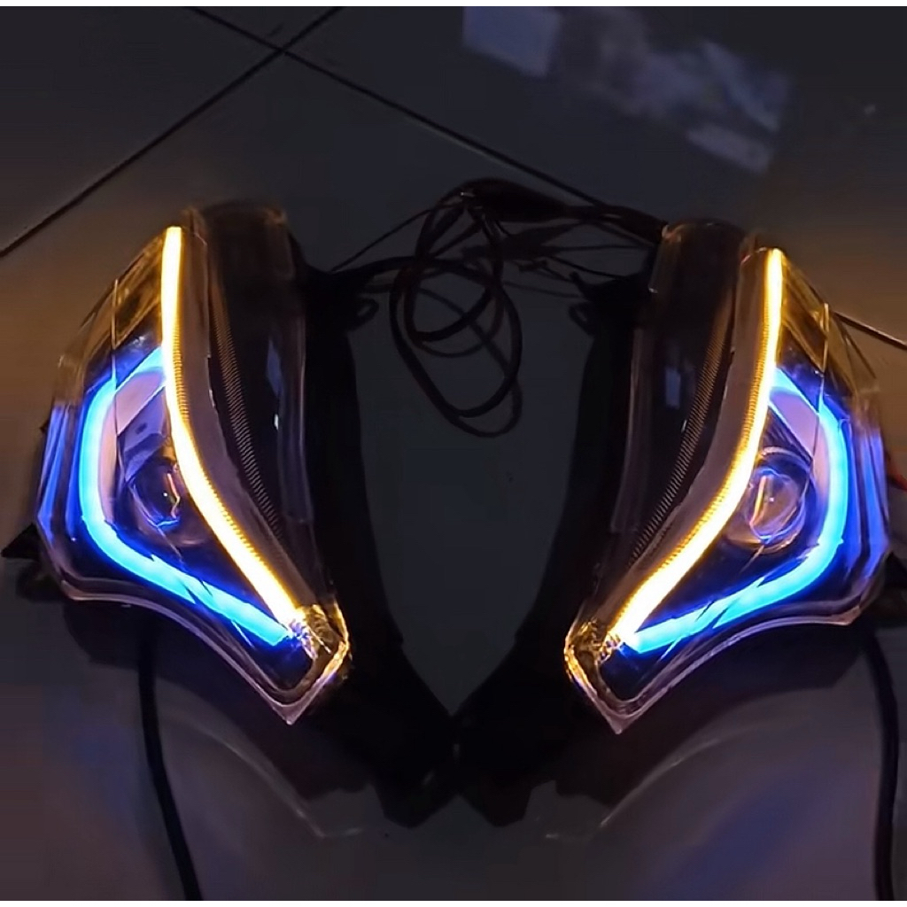 lampu sein supra x 125 batman 2007-2012 kanan kiri custom running