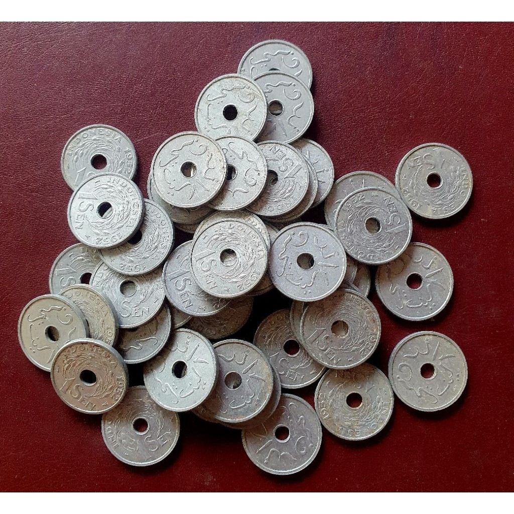 Koin 1 sen 1952 keydate langka