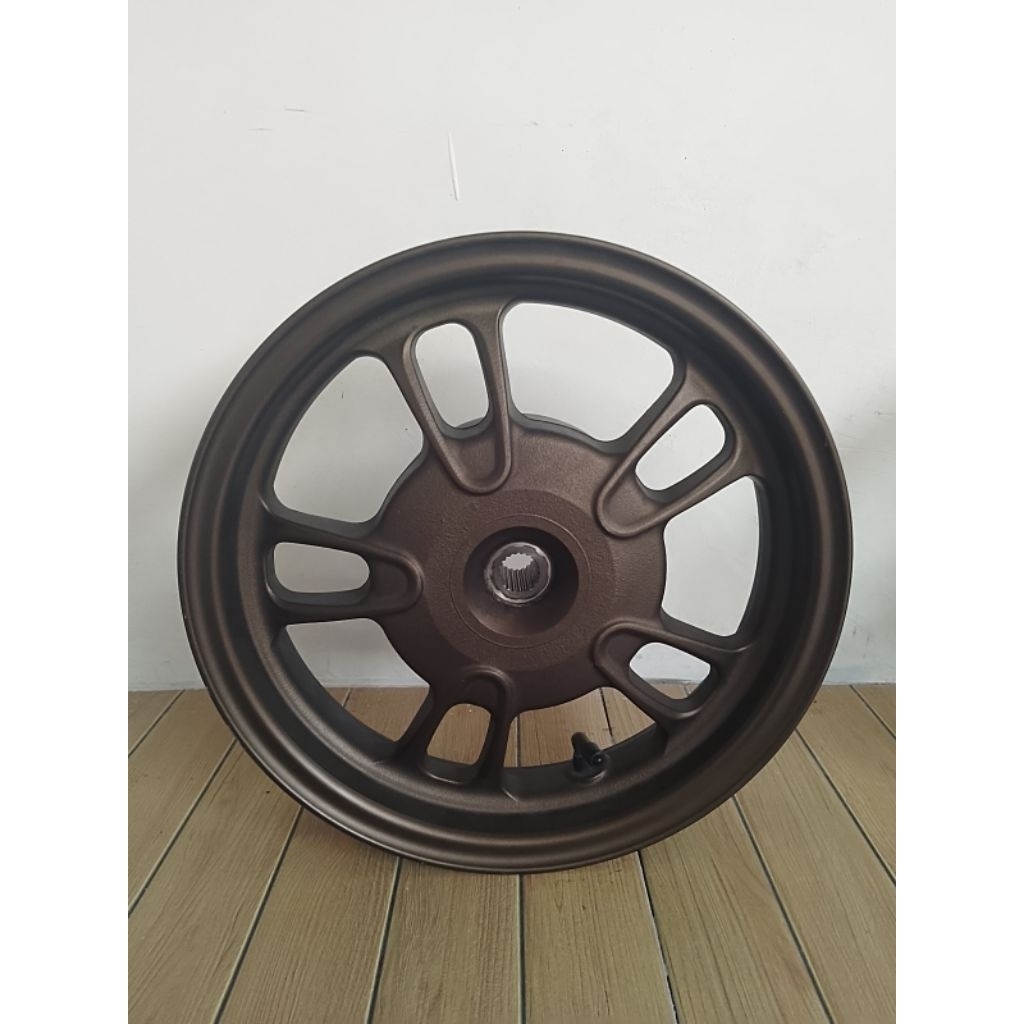 velg scoopy 2023 ring 12 bronze coklat gelap PNP beat spacy genio vario 110