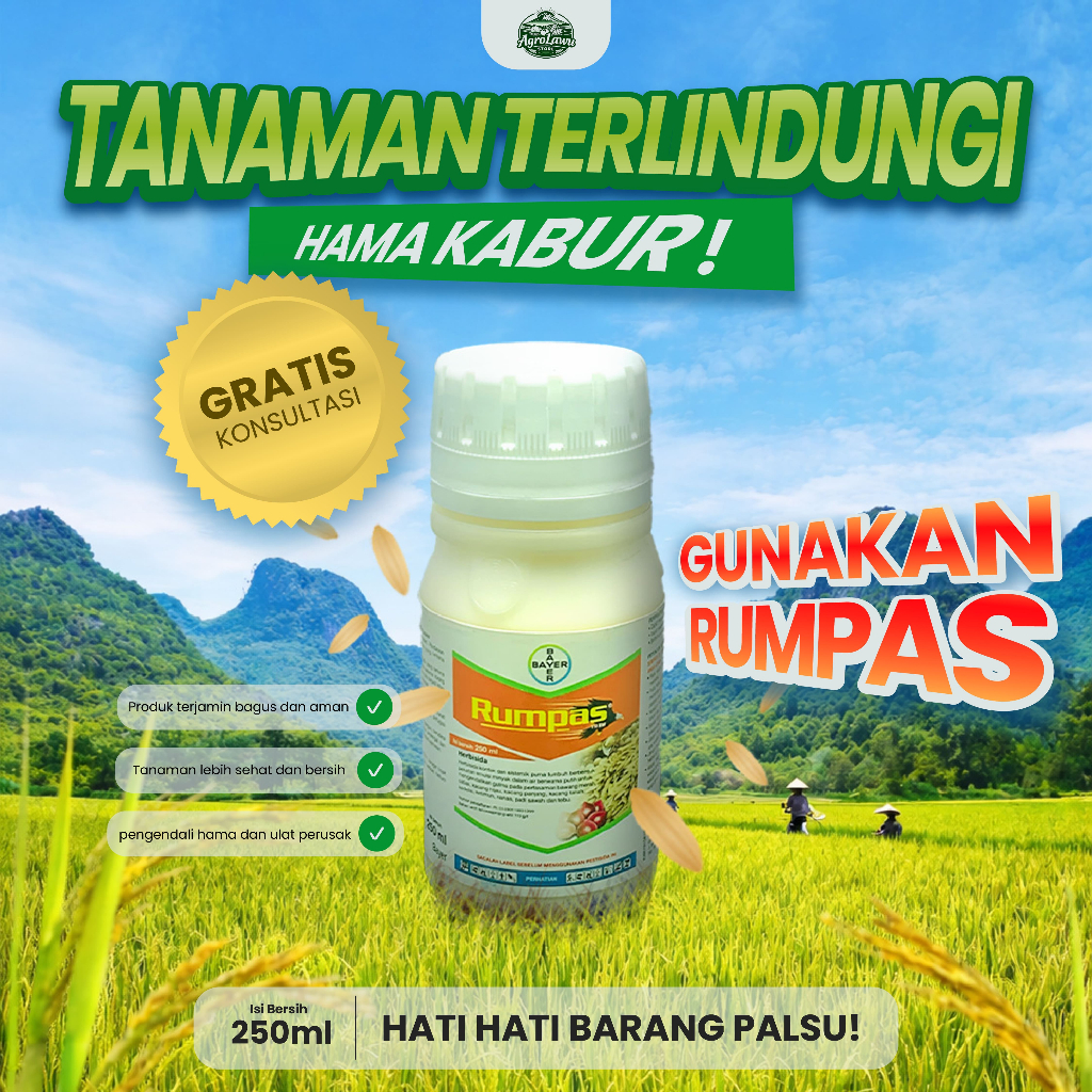 RUMPAS 120 EW - Herbisida Selektif Kacang / RUMPAS
