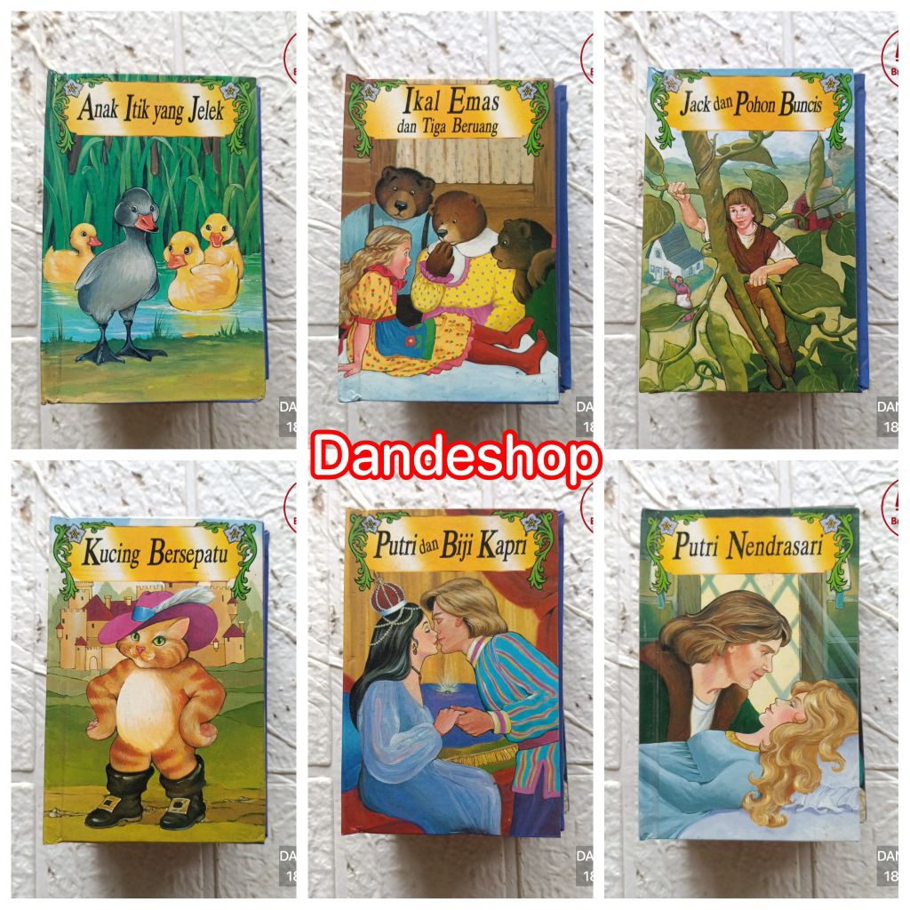 (hardcover mini) Istana Dongeng PAKET 12 BUKU - Buku Cerita Anak Bekas Preloved