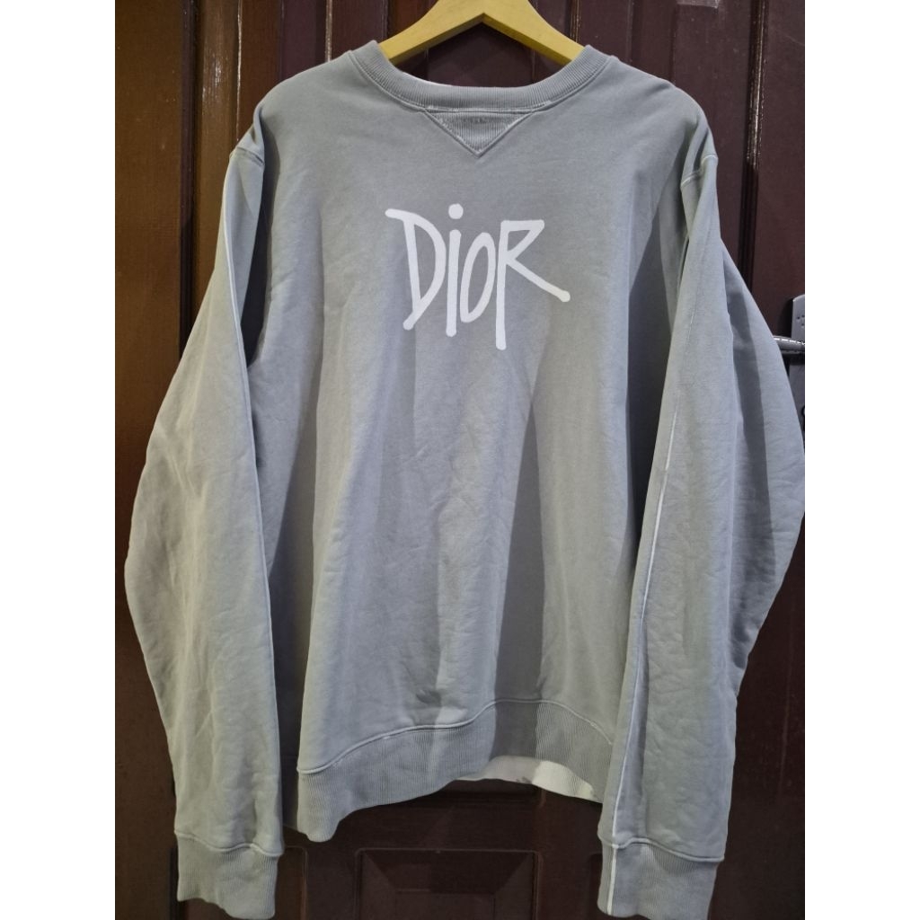 Dior signature gravity print oversize sweatshirt original autentik