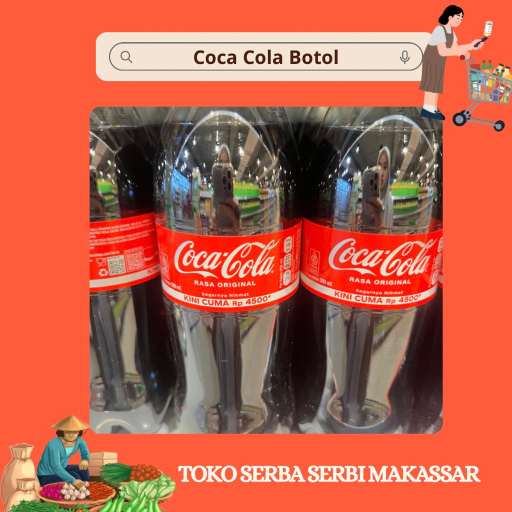 Coca Cola 1 Liter - TOKOSERBASERBIMKS