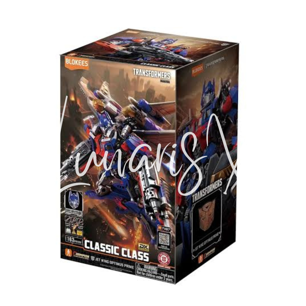 Blokees Transformers Optimus Prime Jetwing Classic Champion Class CC21 Original Action Figure