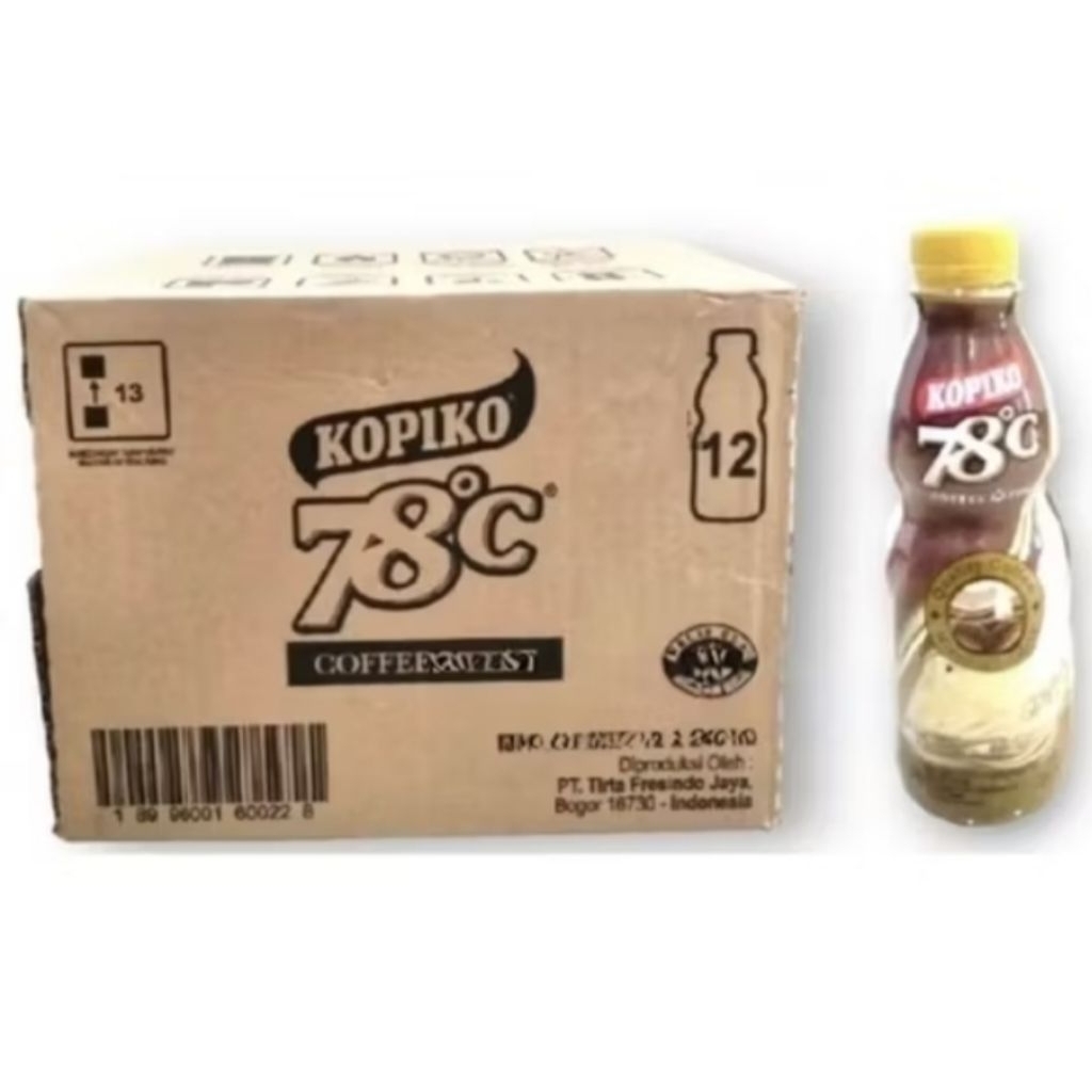 KOPIKO 78c caffe latte 240 ml isi 1dus 12 botol