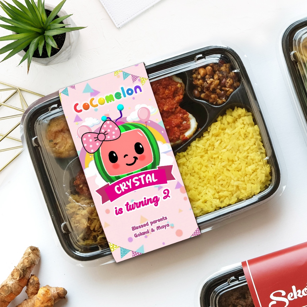 Paperbelt Paper Belt Bento Custom Ulang Tahun Bento Custom