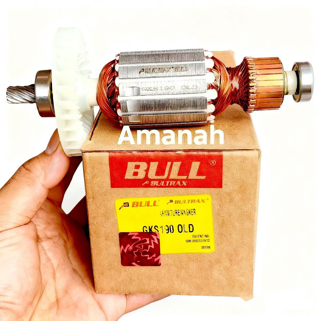 Angker armature Bull GKS 190 OLD LAMA for mesin serkel circular saw Bosch 7 inch