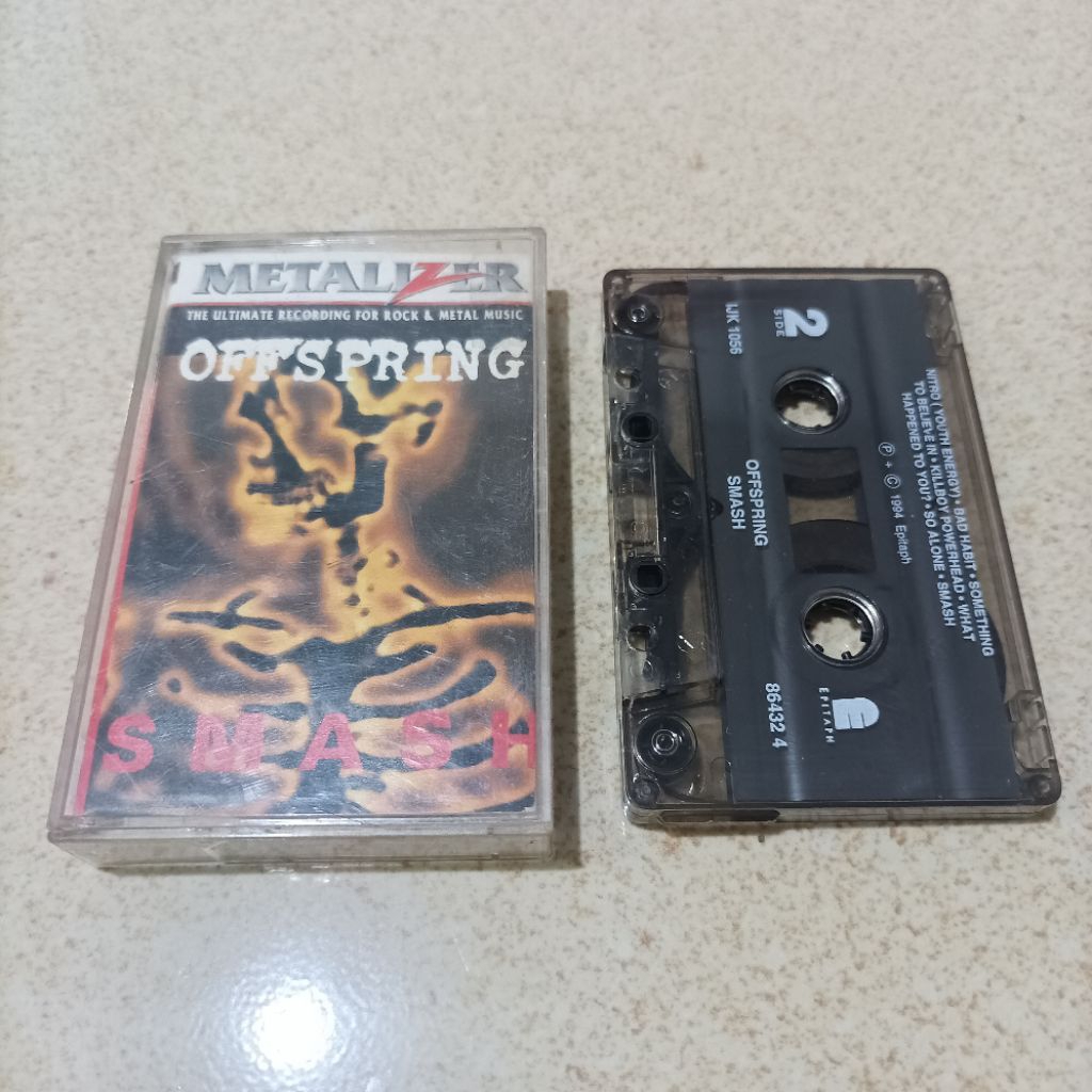 Original Kaset Pita Tape Band The Offspring Album Smash