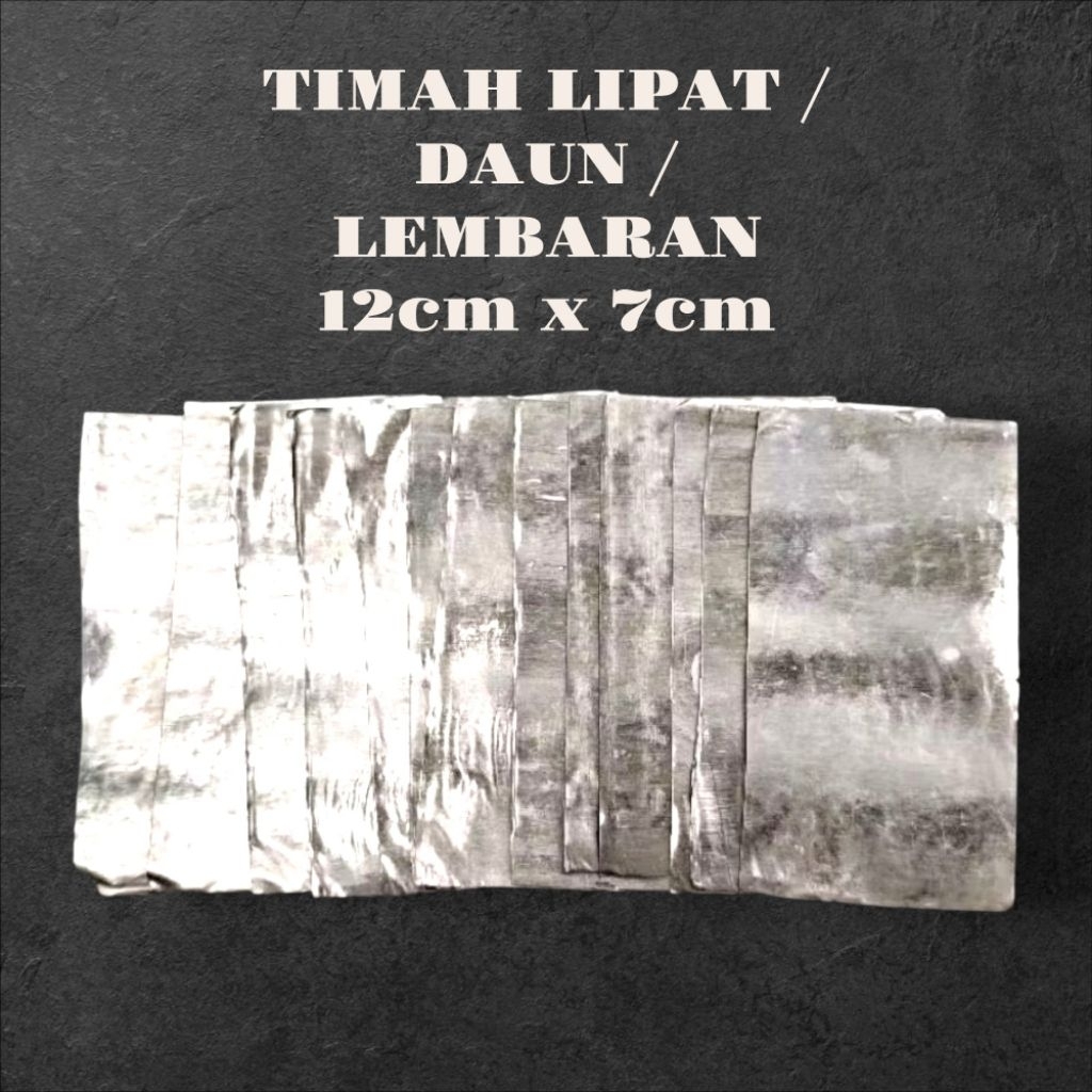Timah Pancing Lempeng / Lempengan - Timah Pancing Lipat - Timah Pancing Daun - Timah Pancing Lembara