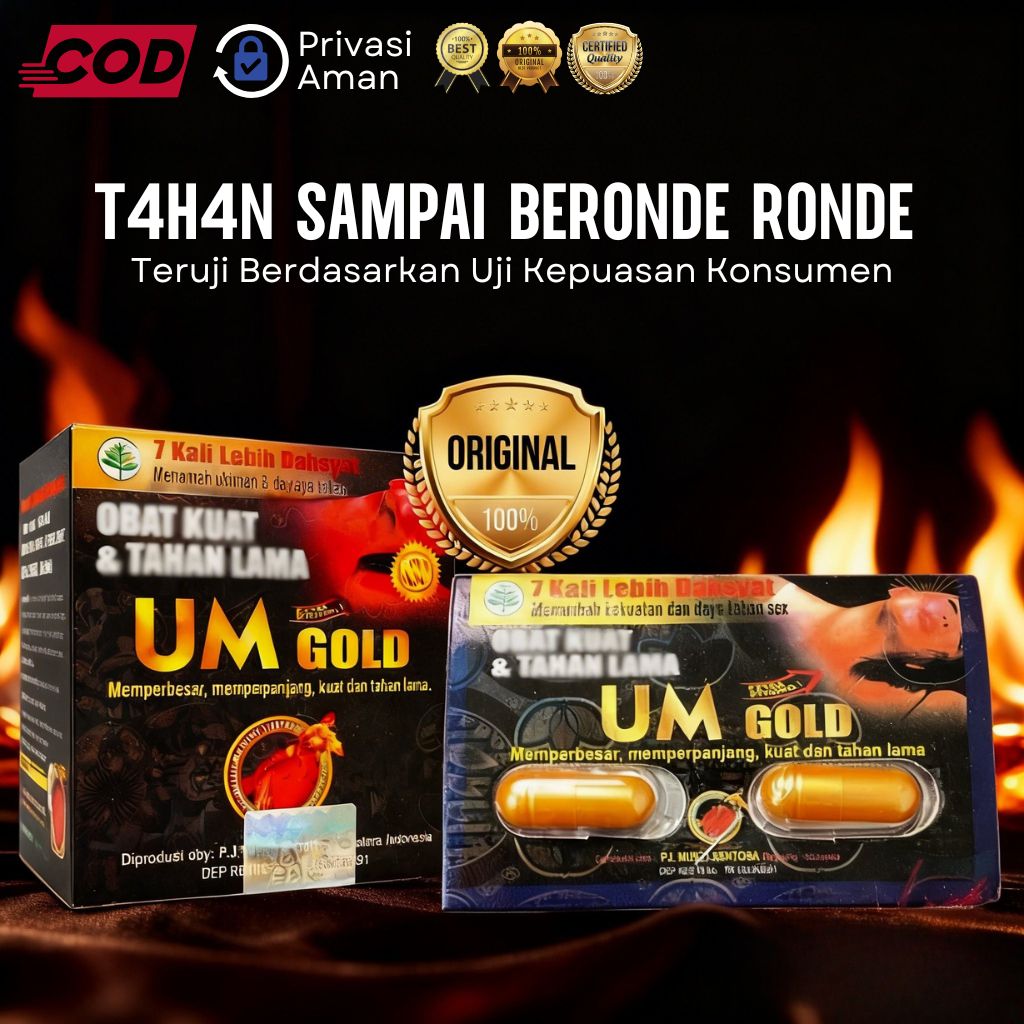 UM GOLD KAPSUL | Urat Madu Gold Original 100% Kapsul | UM Gold Blister | Urat Madu 100% Original | J