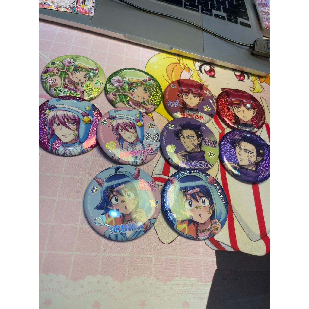Mairimashita Iruma-kun Character Pin Iruma Asmodeus Kalego Opera Clara