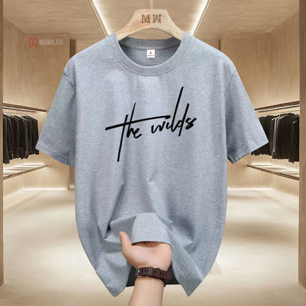 Mawa.co - Kaos Distro The Wilds Black T Shirt Lengan Pendek Baju Unisex