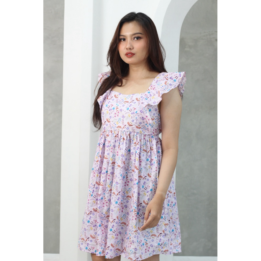 daster ungu//dress ungu//mini dress//dress//daster