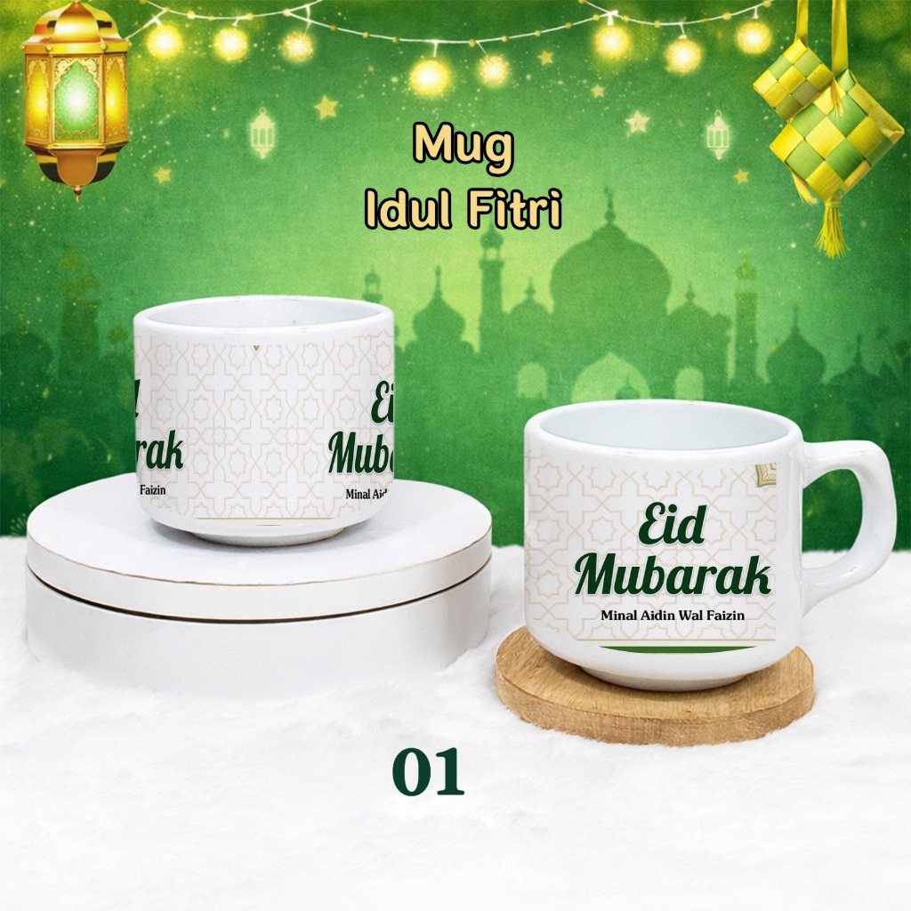 HAMPERS EID / HAMPERS LEBARAN / MUG CUSTOM / MUG JAZZ CUSTOM / MUG CUSTOM SATUAN