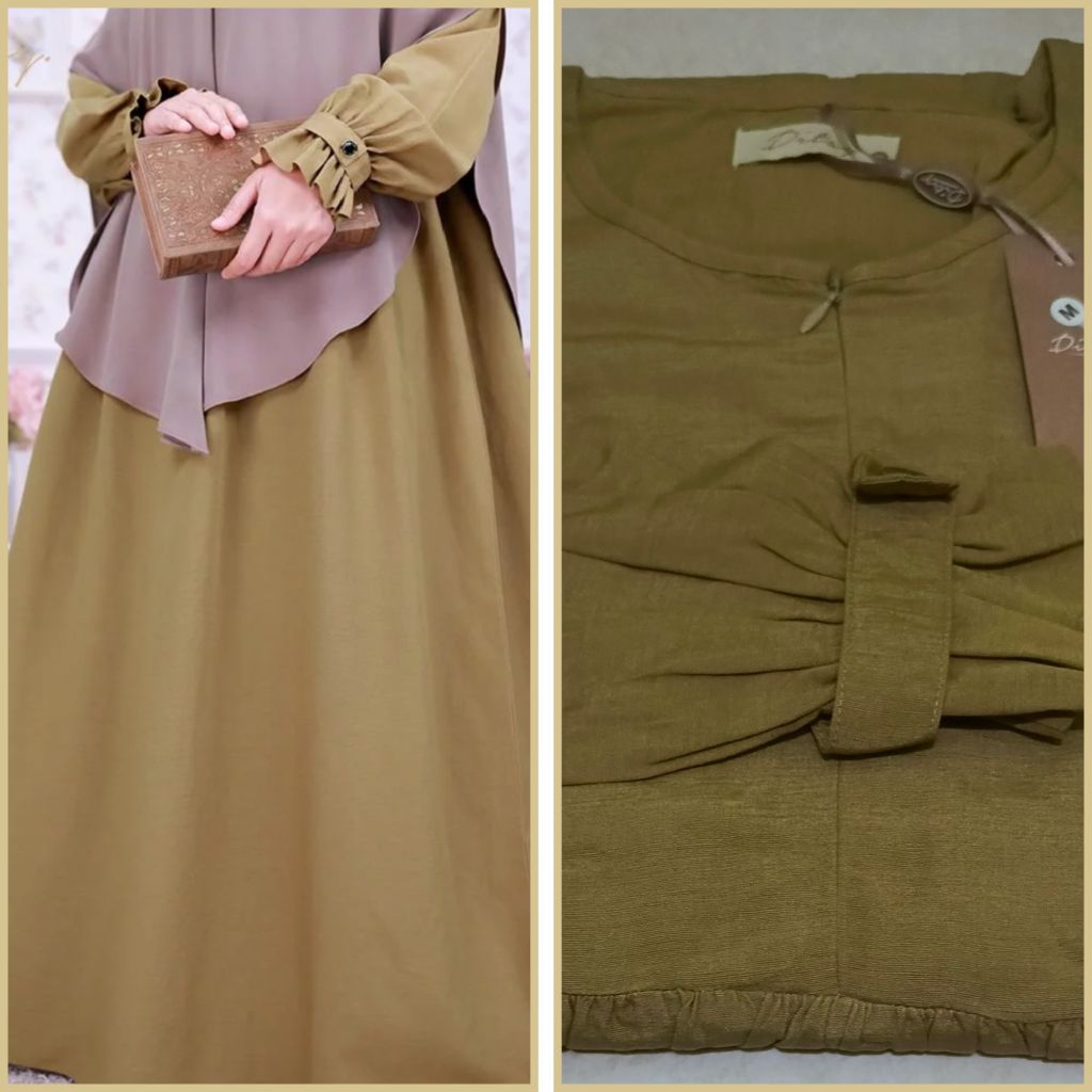 Ditsy Lilura Button Antique Bronze Size M, Series 2, New "READY Siap Kirim"