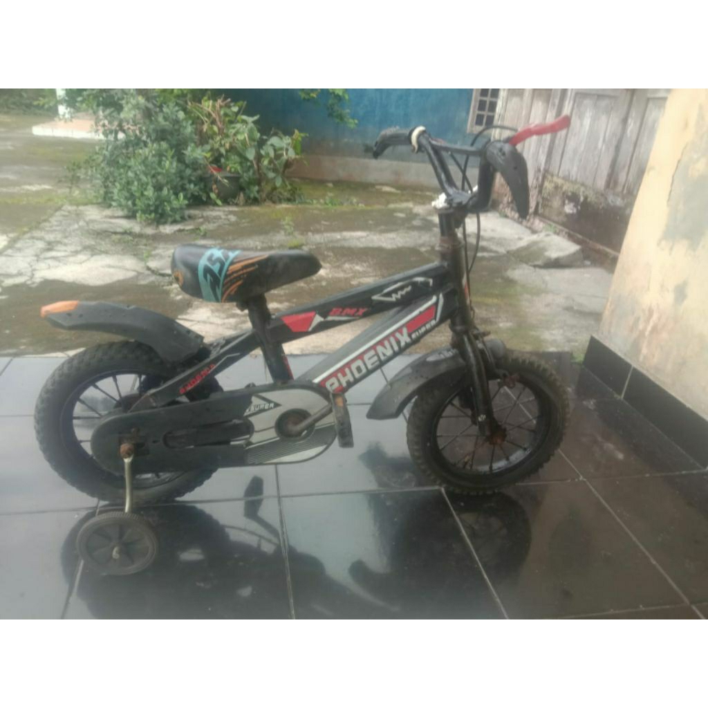 [JUAL MURAH] Sepeda Anak BMX - PHOENIX Roda Empat Ring 12 (inch) Bekas / Second (2nd)