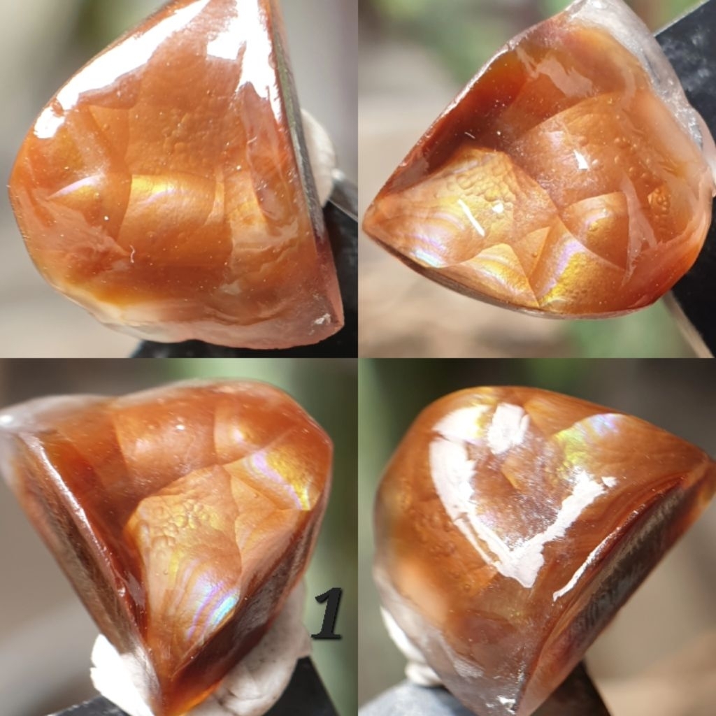 NATURAL FIRE AGATE