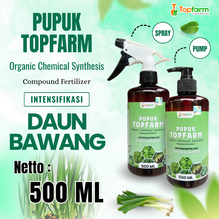 Pupuk Pelebat Tanaman Daun Bawang / Pupuk Penyubur Daun Bawang / Pupuk Daun Bawang / Pupuk Topfarm /