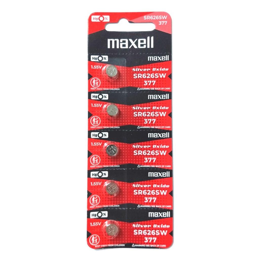 baterai jam tangan maxell sr 626 sw 377