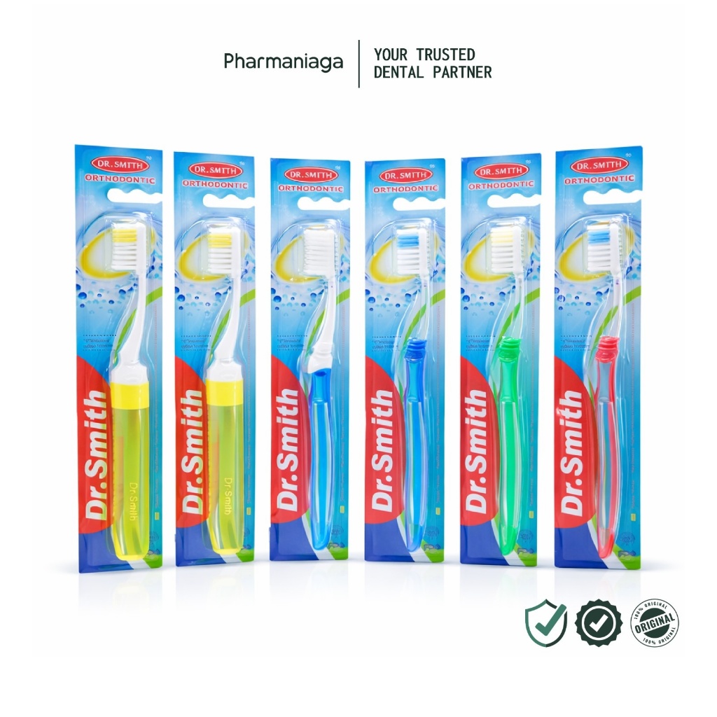 Pharmaniaga -  Sikat Gigi Ortho Dr Smith / Behel Dr Smith (Sikat Biasa)