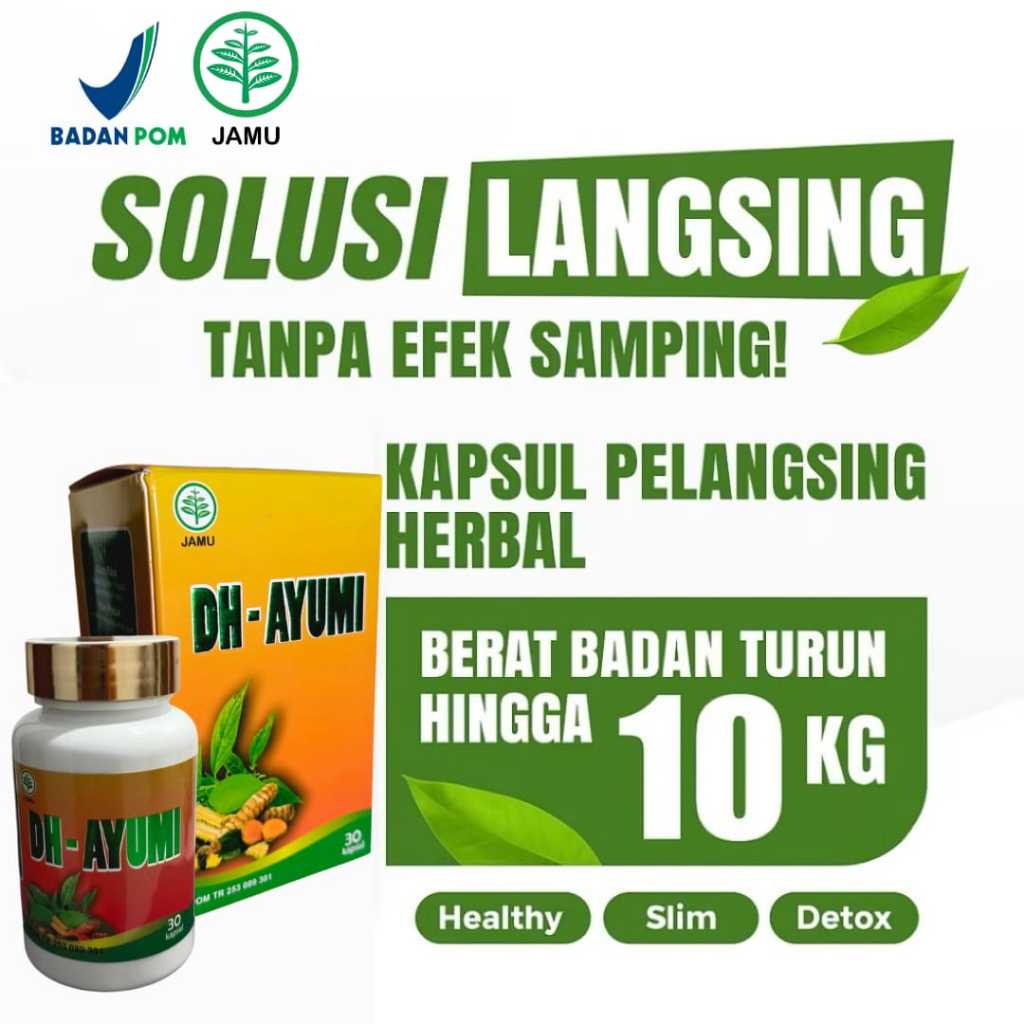Dh Ayumi Diet Herbal Regenerasi Dha Kapsul Bpom