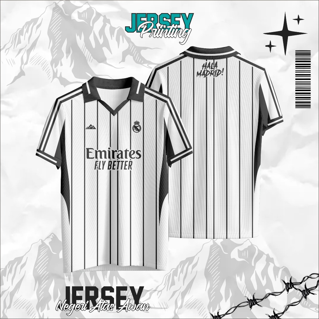 Jersey Fantasy real madrid baju real madrid jersey hala madrid 2026