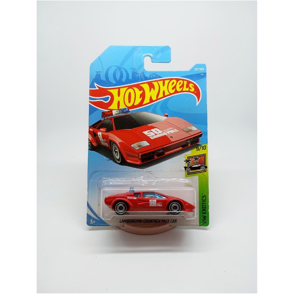 Hot Wheels Lamborghini Countach Pace Car Red 50GrandPrix 2017