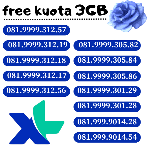 NOMER CANTIK XL OK SERI 9999.312