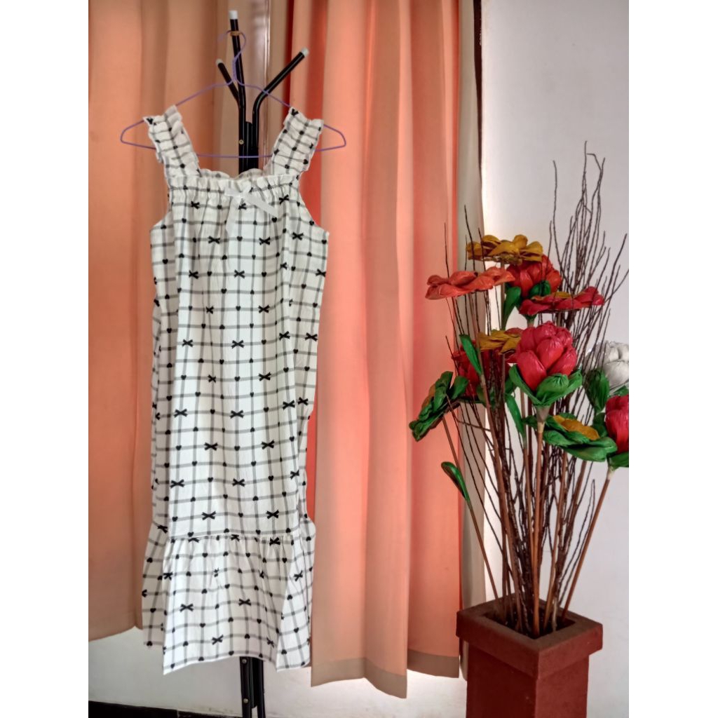 Dress Tali Satu/Daster Sexy Motif Dewasa | Bahan Crinkle Jelly Premium