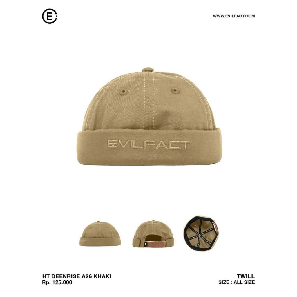 EVIL ARMY HAT - HT DEENRISE A26 KHAKI