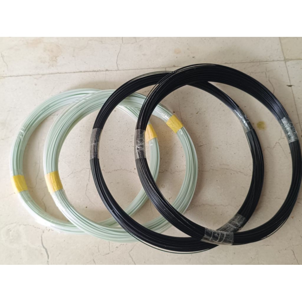 Ruji fiber hitam glossy impor & ruji fiber putih susu