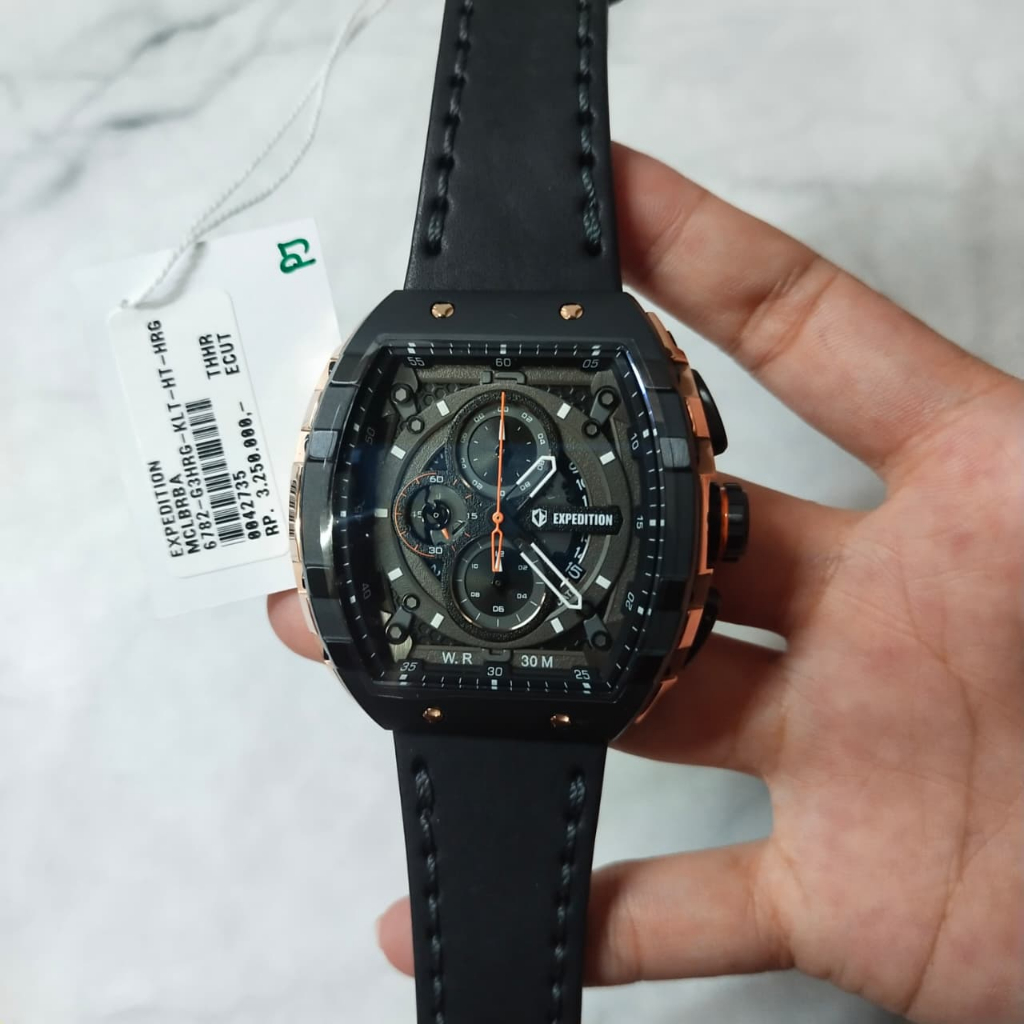 Expedition 6782 Kulit Jam Tangan Original Pria