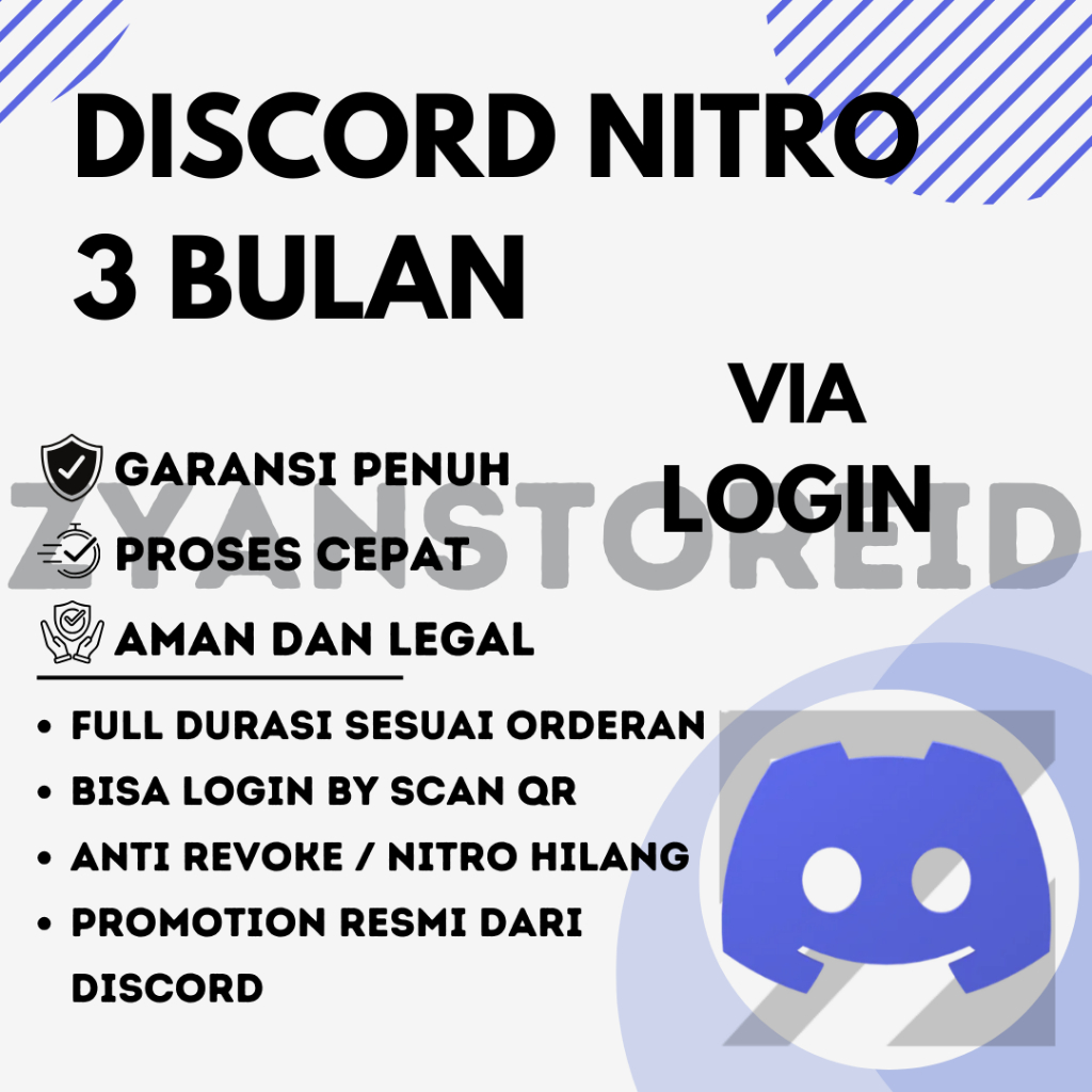 Discord Nitro 3 Bulan [ Fast Process ]