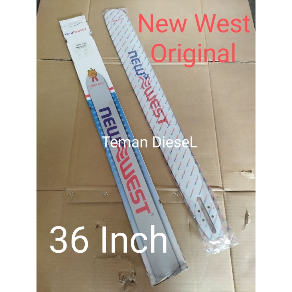 Bar Chainsaw 070 New West Original Bar Senso Besar 36" New west Asli