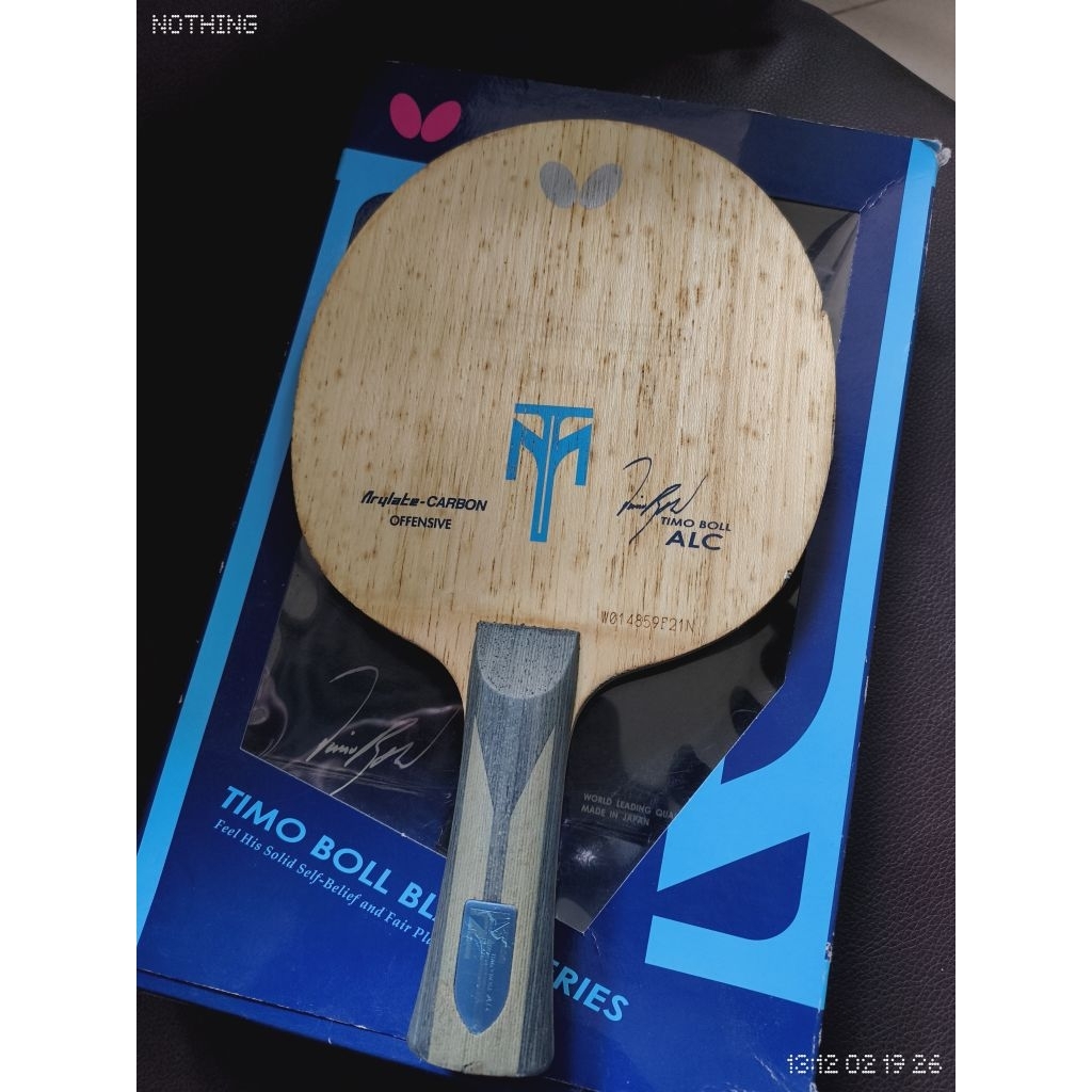 Butterfly Timo boll Alc second Original lengkap box