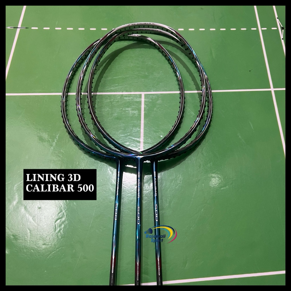 RAKET BADMINTON LINING 3D CALIBAR 500 4U / BADMINTON RAKET LINING 3D CALIBAR 500