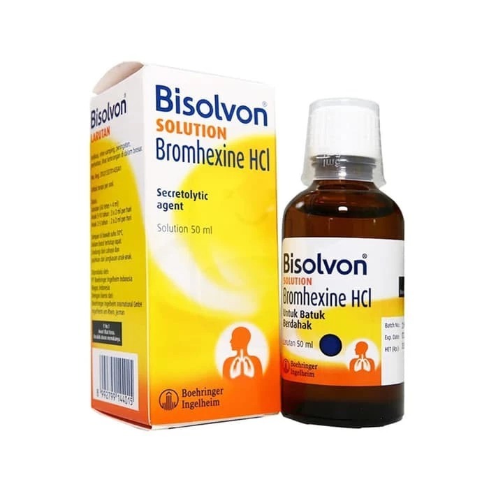 BISOLVON SOLUTION 50ML OBAT UAP SESAK NAPAS