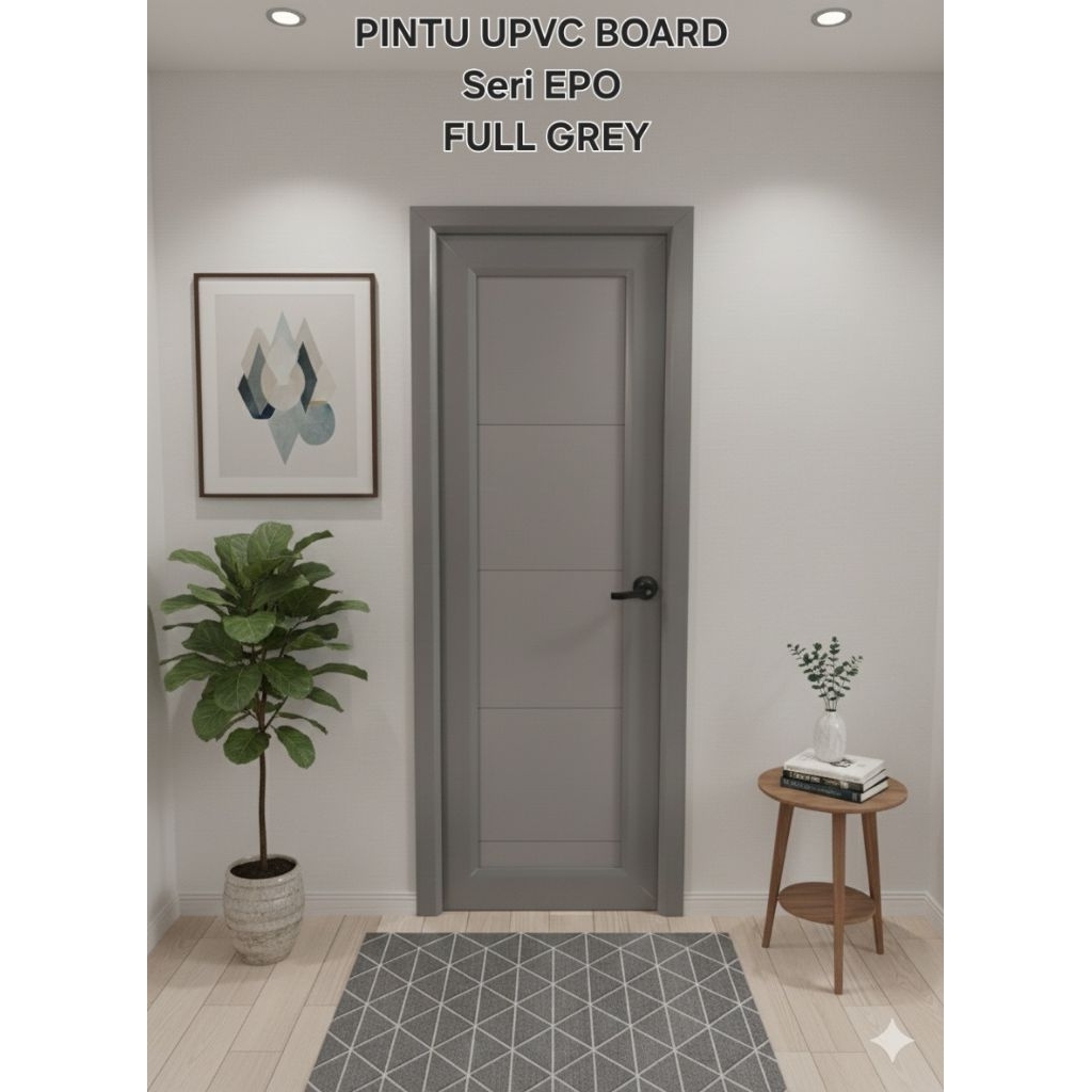 PINTU KAMAR TIDUR UPVC BOARD PREMIUM
