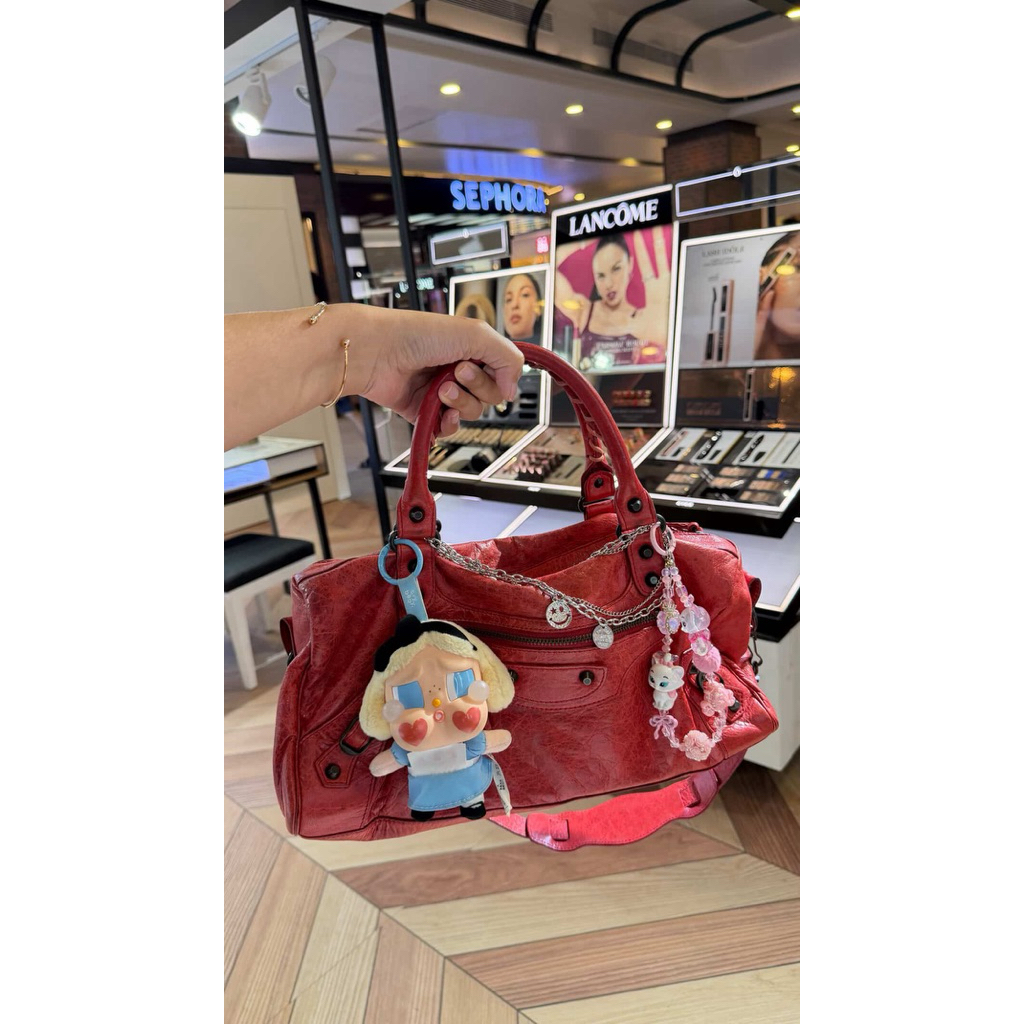 preloved balenciaga merah red twiggy