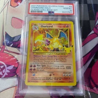 Pokemon TCG EN English SWSH 25th Celebrations Charizard Holo PSA 10