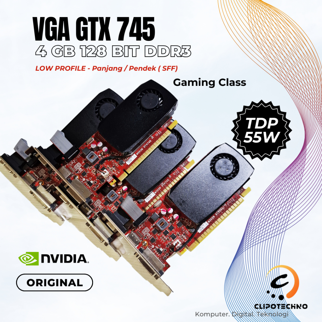 VGA Geforce GTX 745 4GB 128 Bit DDR3