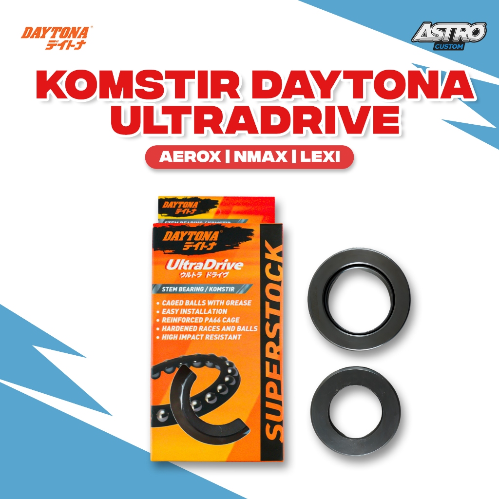 Komstir Daytona Racing Nmax 155 New Aerox 155 NEW 4913 Bearing Laher Komstir Stang Racing