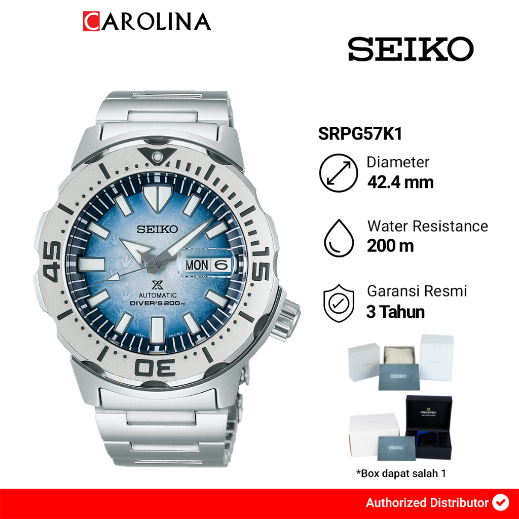 Jam Tangan Pria Seiko Prospex SRPG57K1 Save The Ocean Penguin Monster