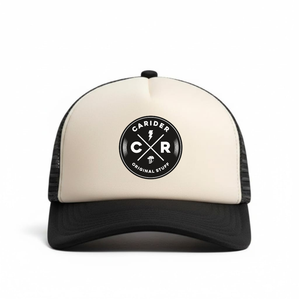 CARIDER Topi Trucker Pria Wanita All Size Adjustable Lingkar Kepala 60cm Multiwarna