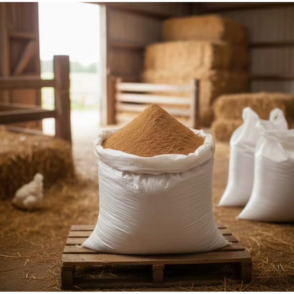 MBM ( Meat Bone Meal ) Tepung Daging dan Tulang Bahan Baku Pakan Ternak ORIGINAL TANPA OPLOSAN / kem